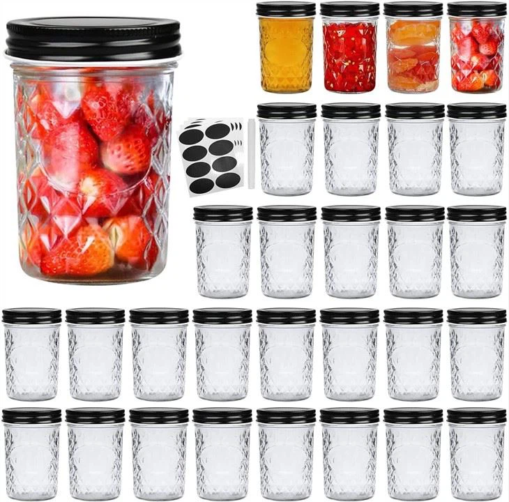 8OZ Glass Mason Jars 5 8OZ Glass Mason Jars 5