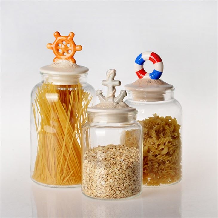 Clear Sealed Jar With Lid
