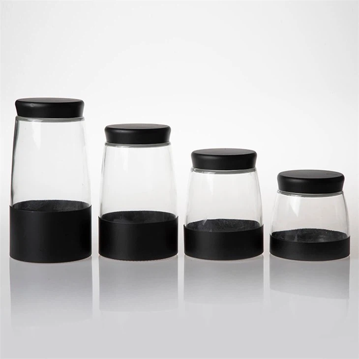 Food Storage Glass Jar Clear Spice Jar