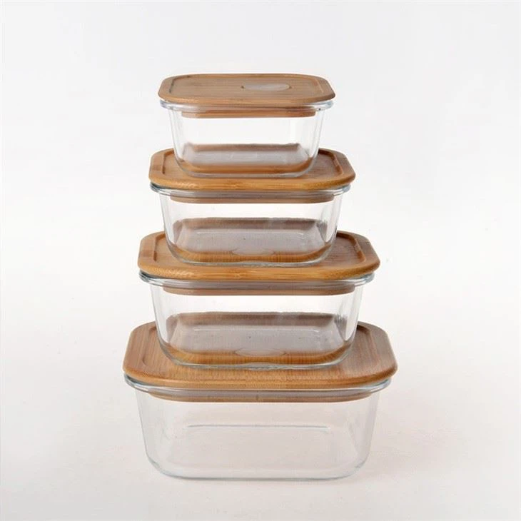 Glass Food Lunch Box Containers With Lids
