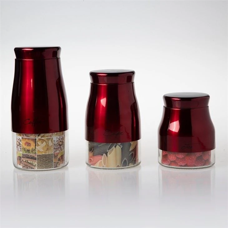 Glass Spice Storage Jar