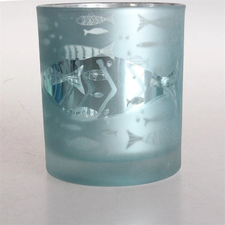 Glass Votive Candle Holder Jar