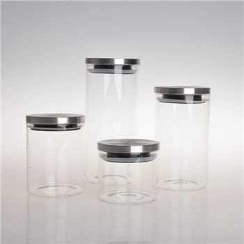 Barattolo in vetro borosilicato di alta qualità