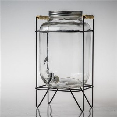 Dispenser per bevande in vetro da 4 litri
