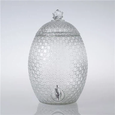 Dispenser per bevande in vetro infrangibile