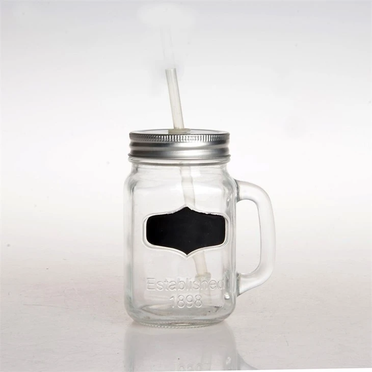 Transparent Glass Mason Jar With Lid