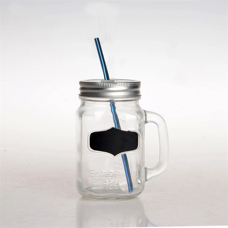 Transparent Glass Mason Jar With Lid