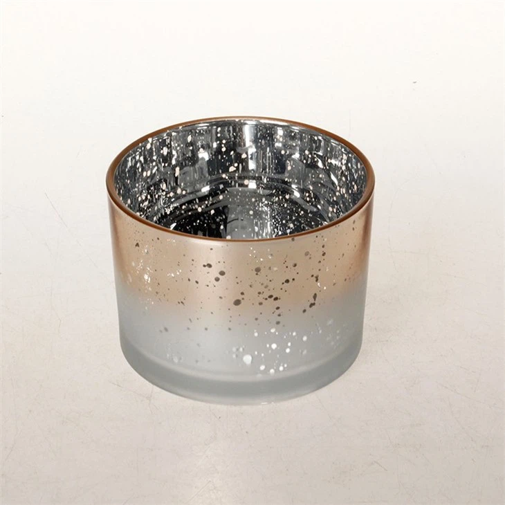 Antique Mercury Glass Candle Holders