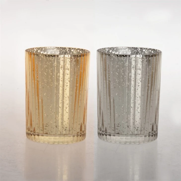 Glass Cylinder Tea Light Holder